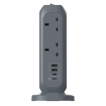 Momax US11UKE OnePlug PD20W 11位排插+4位快充USB拖板 (太空灰)